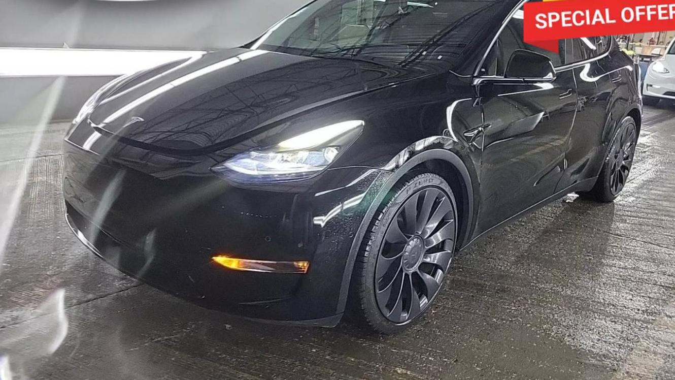 TESLA MODEL Y 2021 5YJYGDEF9MF304762 image